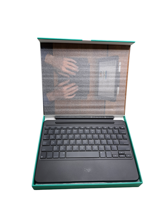 (New Open Box) Logitech Slim Combo For iPad 5th and 6th Generation