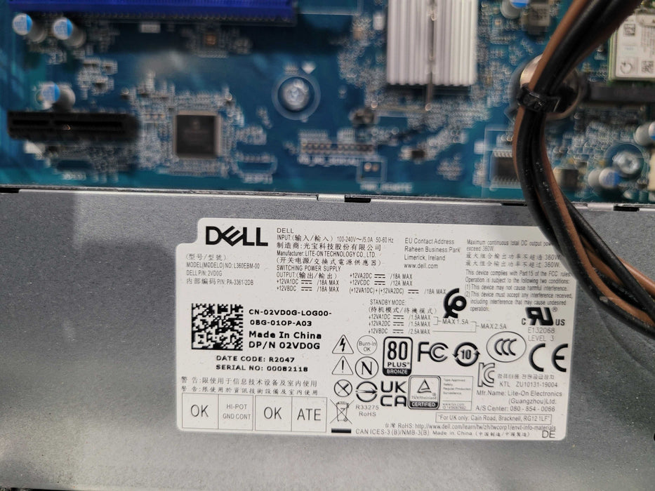 Dell XPS 8940 Tower PC | i5-10400 @2.90 GHz 16GB DDR4 256GB NVMe