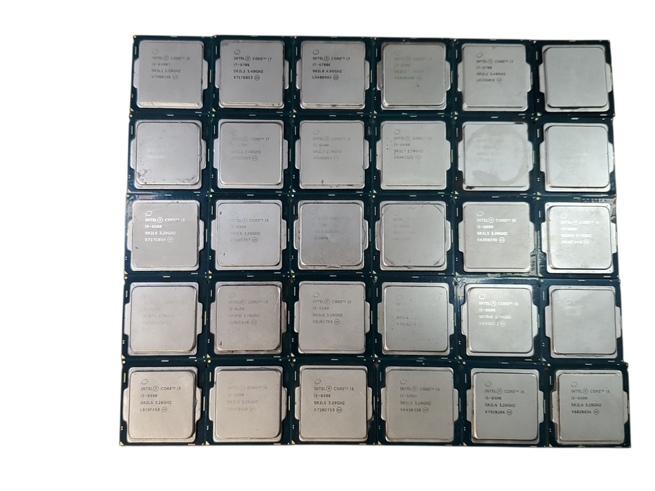 Lot of 90x, 6th to 9th Gen i-series Desktop CPUs (CPU69-43)