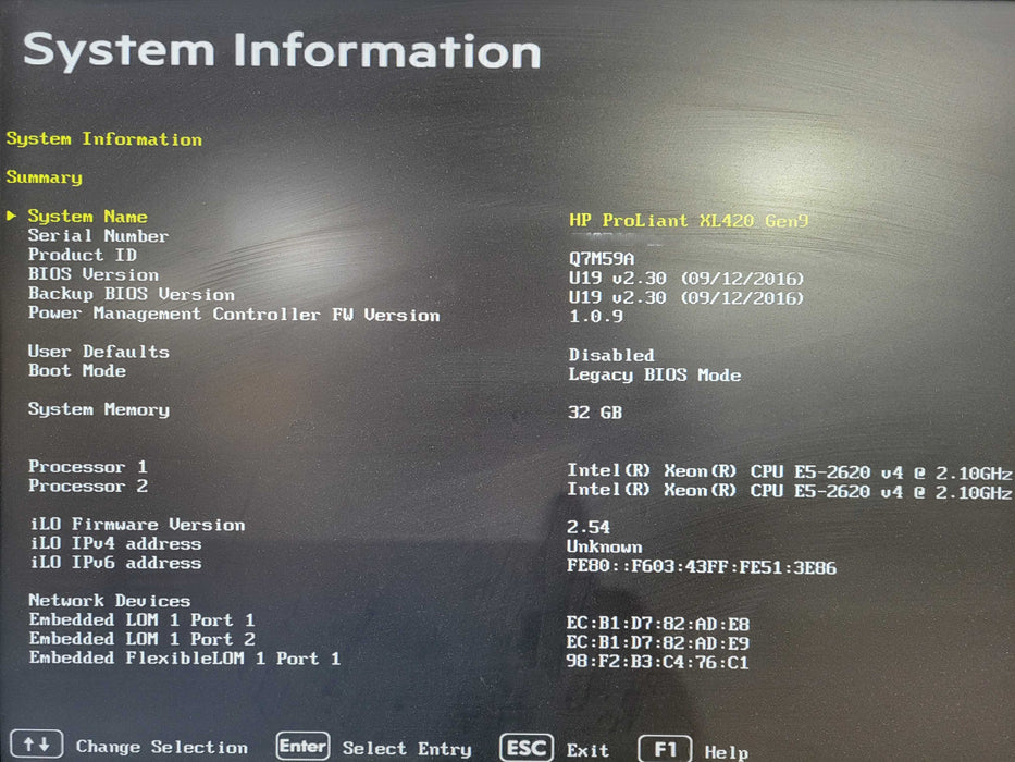 HPE ProLiant XL420 Gen9 - 2x Xeon E5-2620 v4 32GB DDR4 P840ar 2x800W PSU !