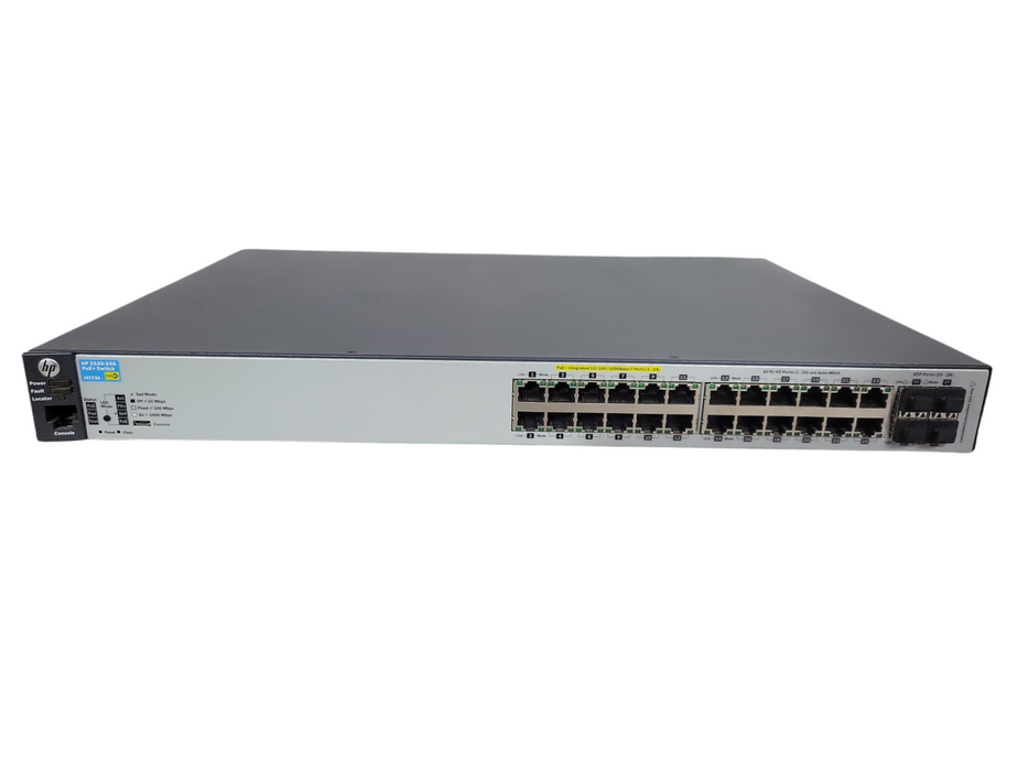 HP 2530-24G POE+ J9773A 24 Port Gigabit Ethernet Managed Network Switch !