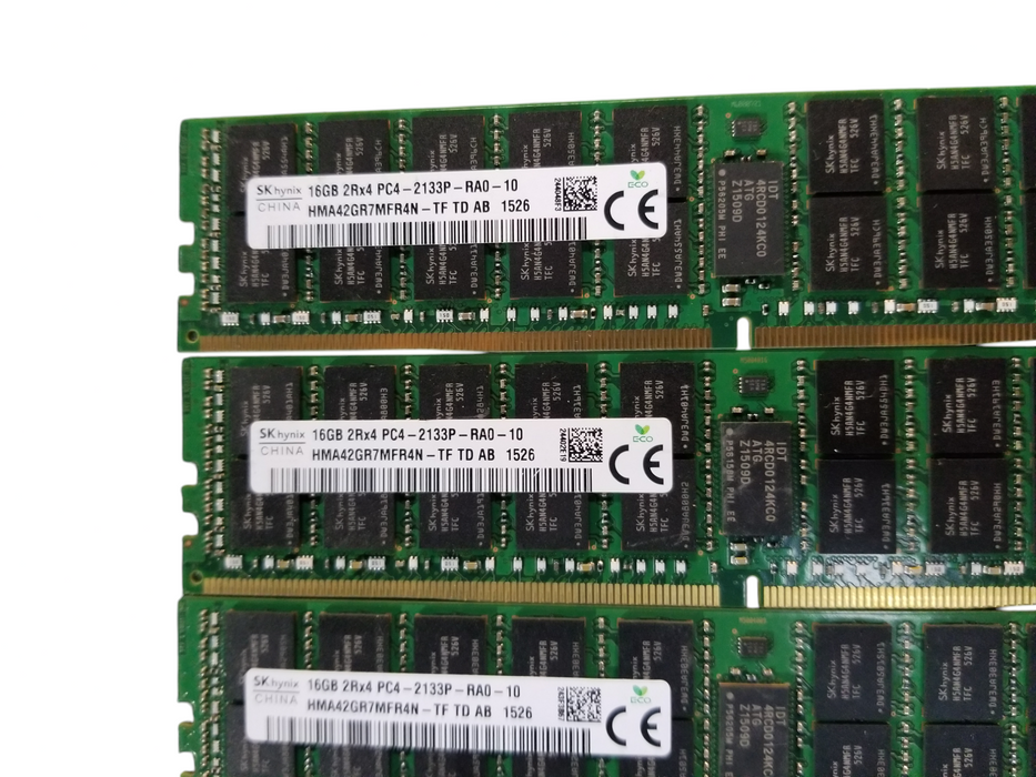 SK Hynx 64GB Bundle (4x16GB) 2Rx4 PC4-2133P-RA0-10 DDR4 Server RAM Q
