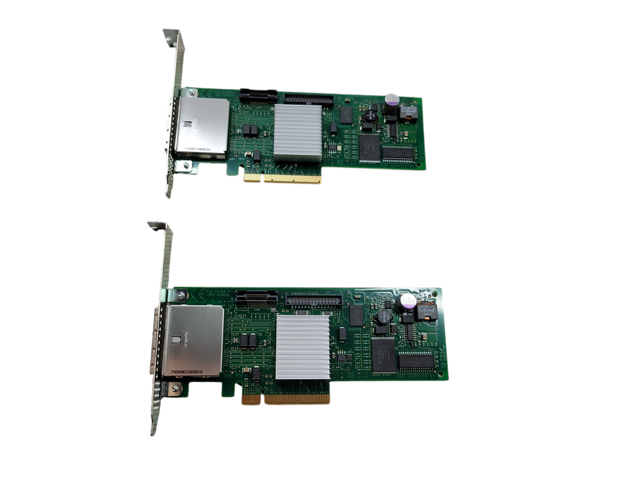 Lot of 2x IBM PCIe 2-PORT SAS 3Gb ADAPTER - 57B3 01DH533 01DH534 %