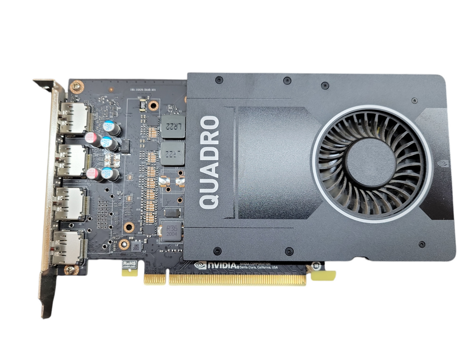 NVIDIA Quadro P2200 5GB Graphics Card - 4x Display Port !