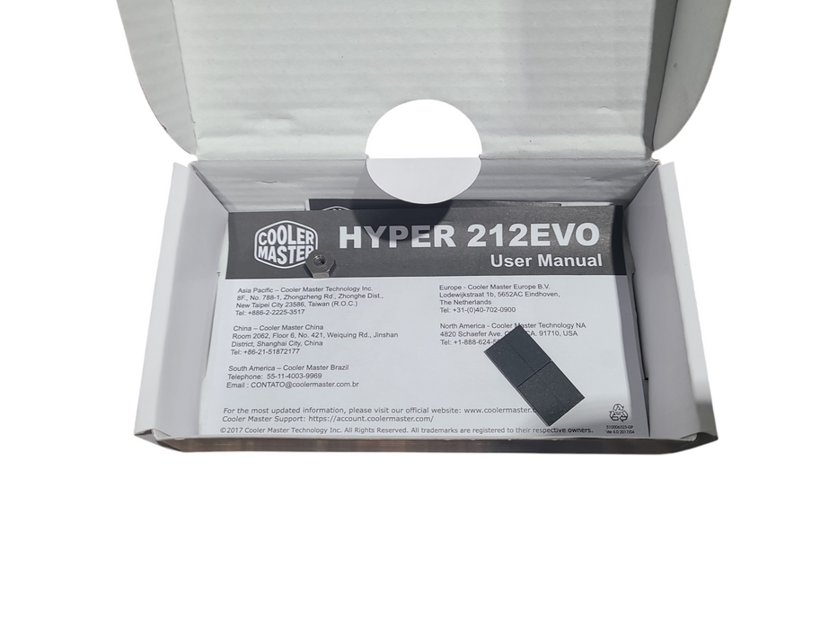 Cooler Master HYPER 212 EVO CPU Cooler for LGA 1200/2066/1151/AM4 *READ*