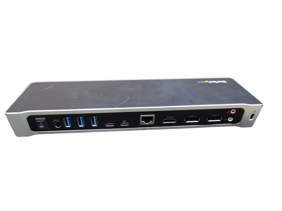 Lot 2x StarTech DK30CH2DEP Triple 4K Monitor USB-C Dock