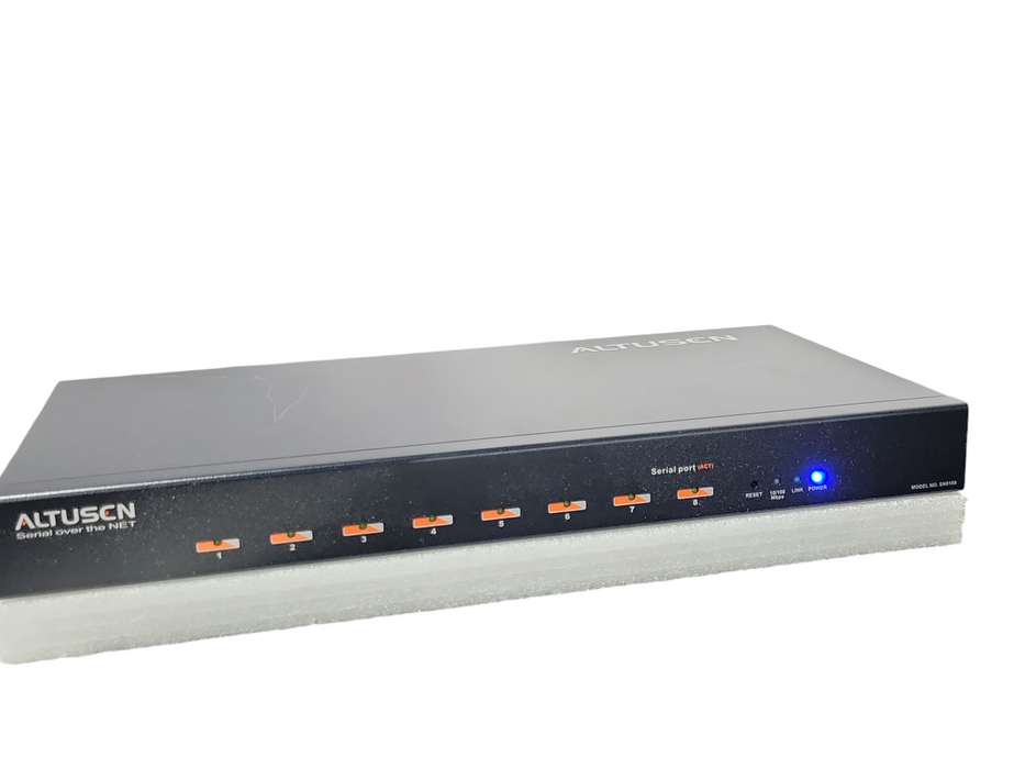 Altusen 8-Port Serial over the NET SN0108 KVM Switch, Read _