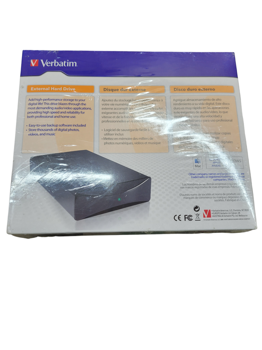 Verbatim 500GB External Hard Drive USB 2.0 Q