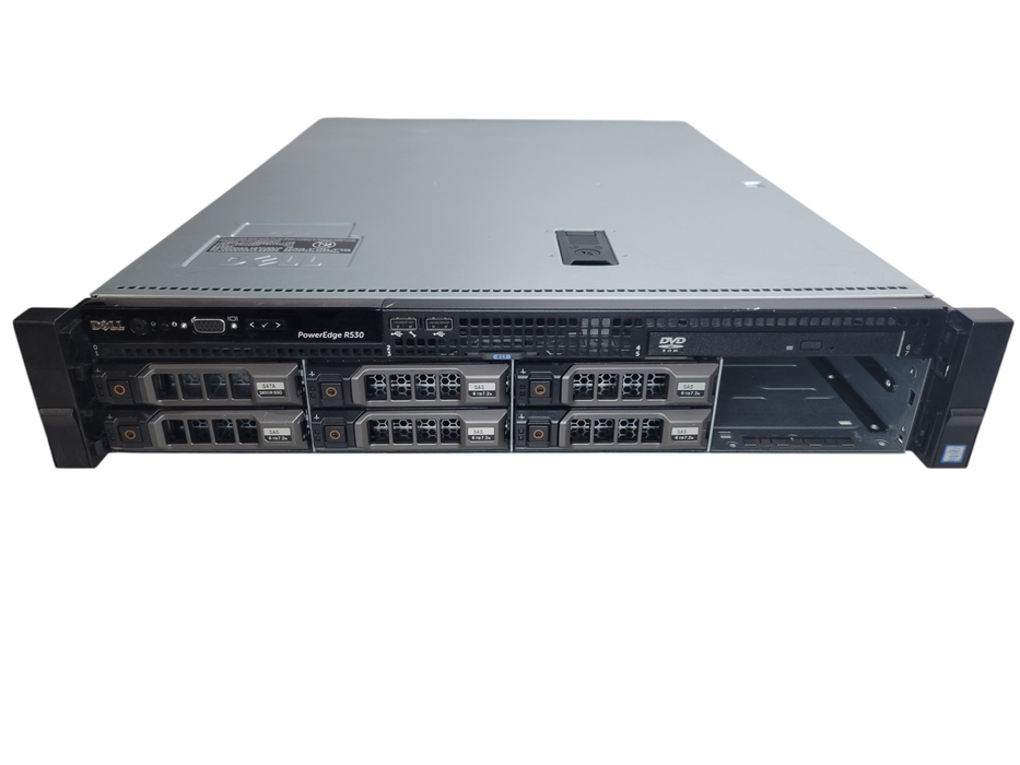 Dell PowerEdge R530 - Xeon E5-2630 v3 32GB DDR4 PERC H730P Mini 2x750W PSU %