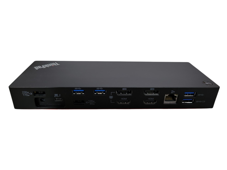Lenovo DK1841 40AN ThinkPad Thunderbolt 3 Dock Gen2 w/ AC !