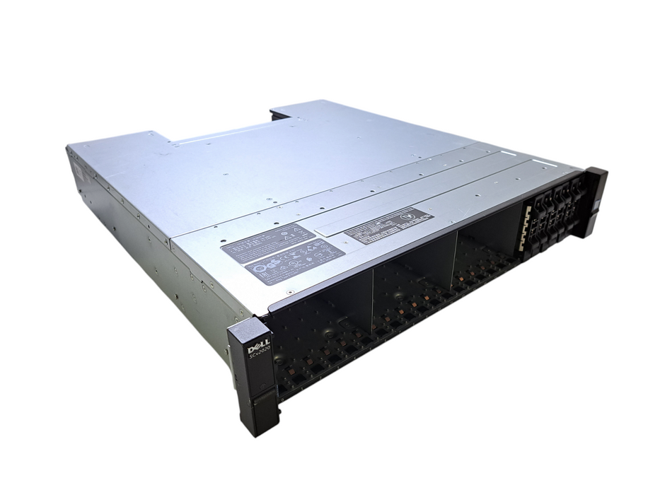 Dell Compellent SCV2020 24-Bay SFF Storage Array w/ 2x 10G-iSCSI-2 Modules _