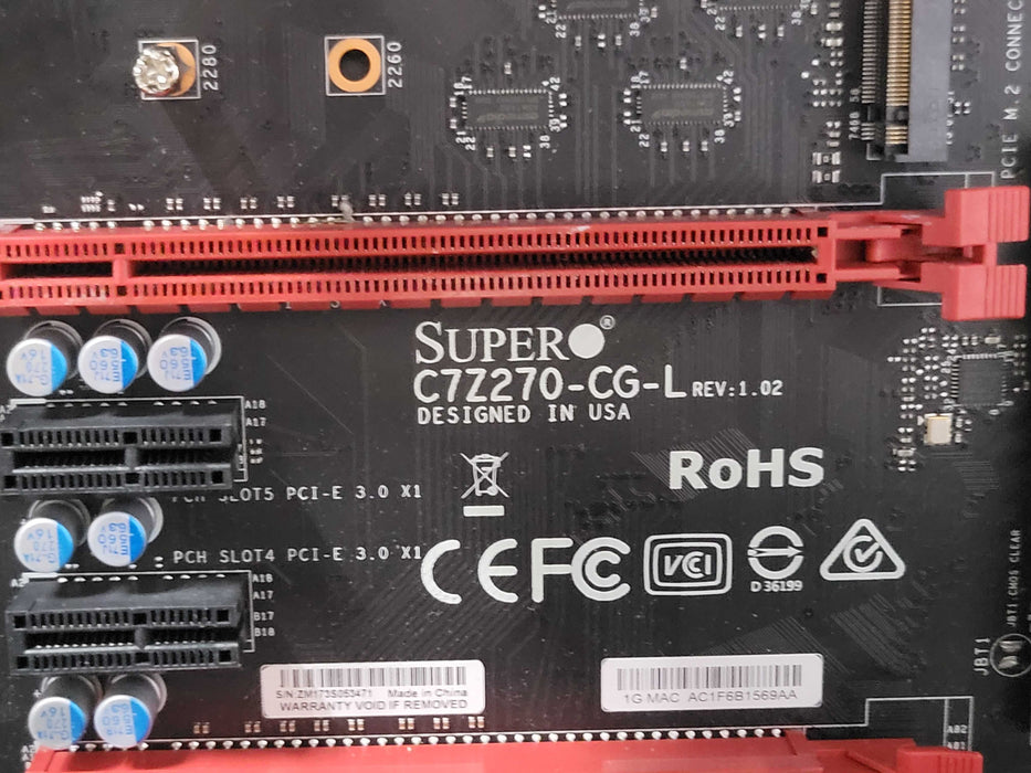Custom/SuperMicro C7Z270-CG-L PC, Core i7-7700K 4.20GHz, 4GB DDR4, 650W PSU _