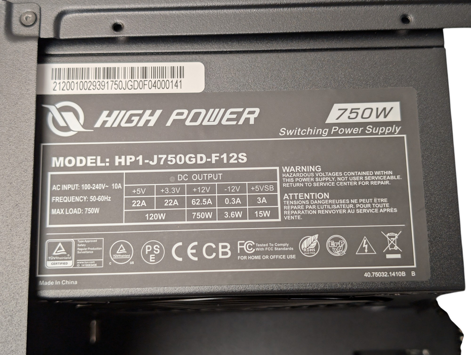 SONNET GPU-750W-TB3 eGFX Breakaway Box 550 Extranal USB-C Thunderbolt GPU Q-