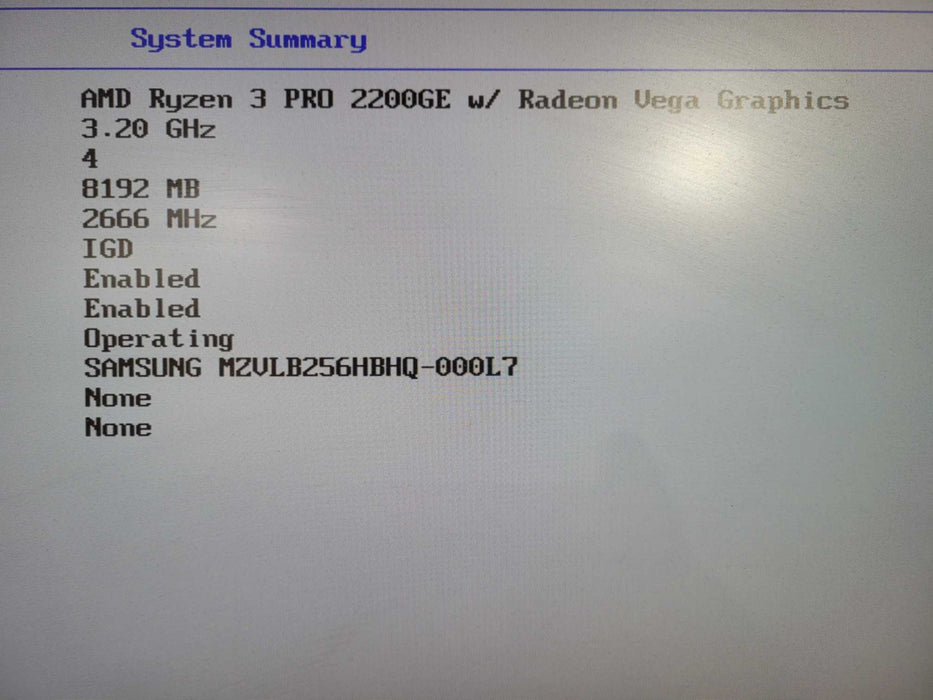 Lenovo ThinkCentre M715q | Ryzen 3 PRO 2200GE @3.20GHz 8GB RAM 256GB Nvme !