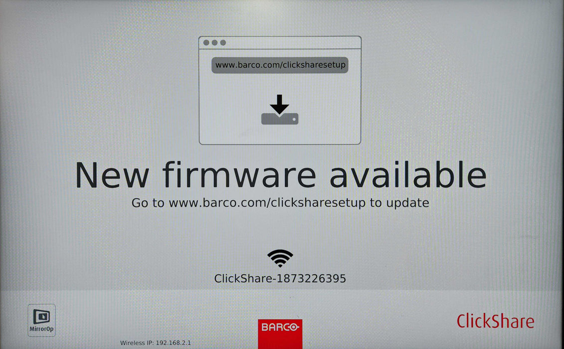Barco Clickshare CSE-200+ Wireless Presentation System, No Click Button