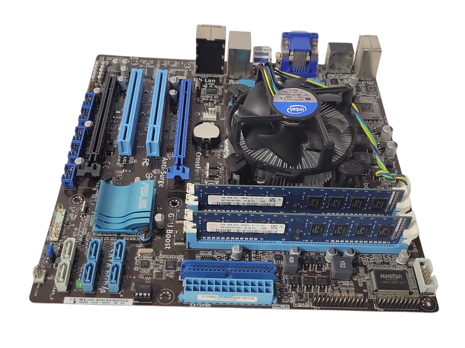 ASUS P8H67-M PRO Motherboard w/ Core i3-2100, 4GB RAM, I/O Shield _