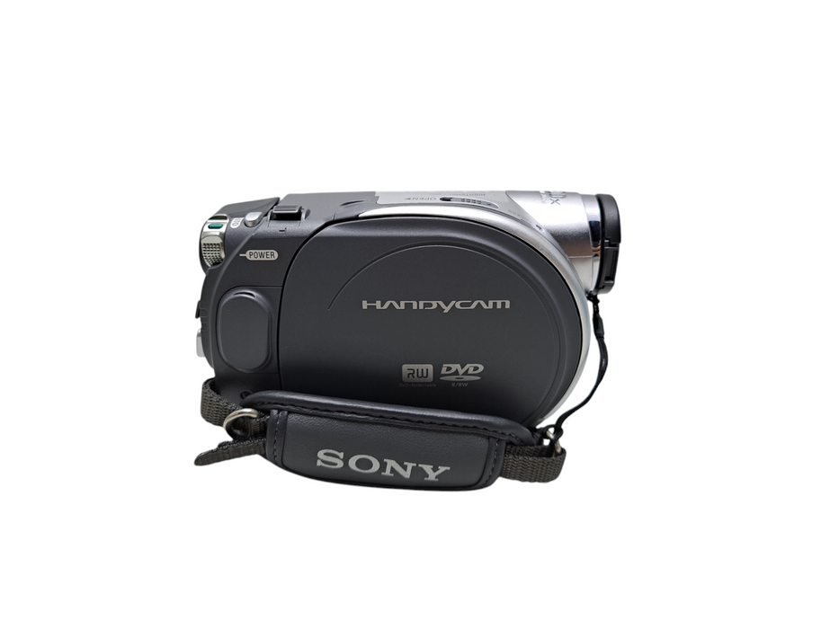 Sony DCR-DVD105 Handycam Camcorder 20x Optical Zoom w/ Power Adapter & Bag