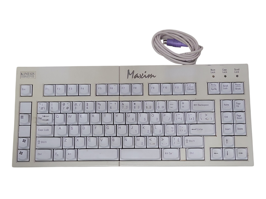 Kinesis Maxim PS-2 Keyboard Model KB200PC, READ _