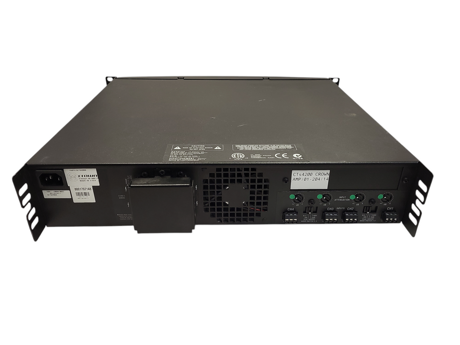 Crown CTS 4200 260W 4-Channel Power Amplifier READ $