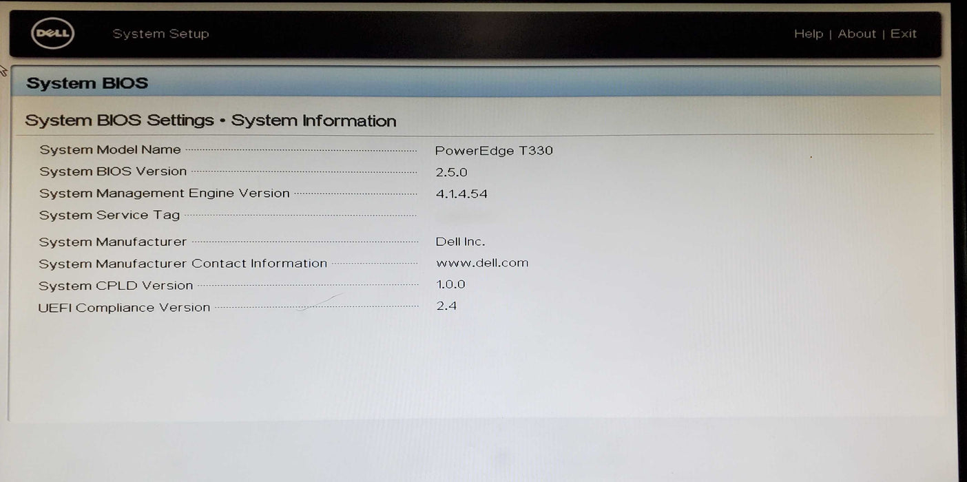 Dell PowerEdge T330 1x Xeon E3-1230 v6 24GB DDR4 H730 - No HDD