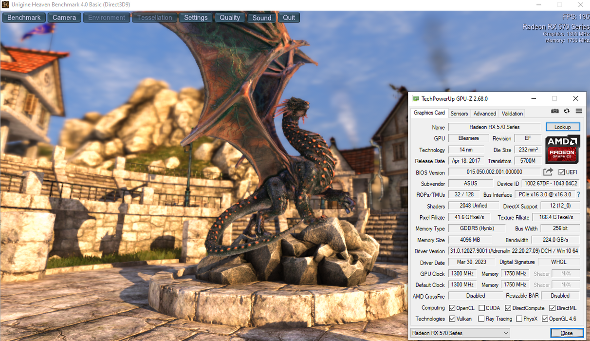 ASUS ROG Strix RX 570 Gaming OC 4GB GDDR5 Graphics Card Q
