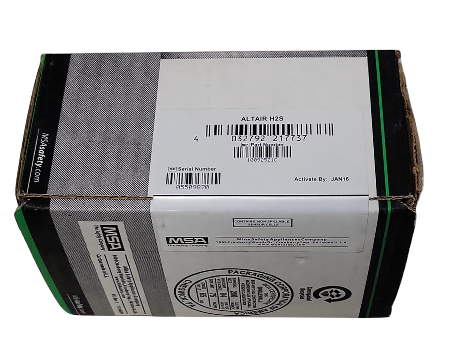 New MSA Altair Single-Gas Detector - Hydrogen Sulfide (H2S)  Q_