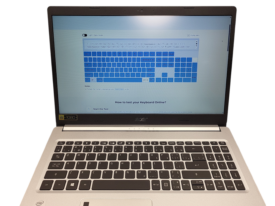 Acer Aspire A515-55 i7-1065G1@1.3GHz 16GB RAM 512GB SSD $ Lap200