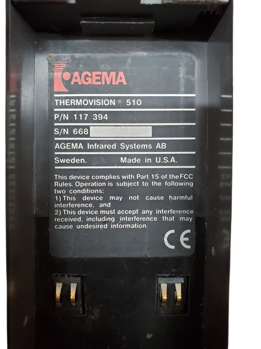 Agema Thermovision 510 Thermal Imaging Camera *READ*