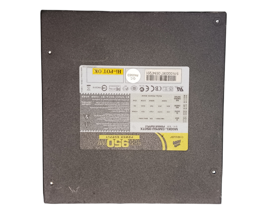 CMPSU-950TX Corsair TX950 Enthusiast Series 950-Watts 80 Plus Power Supply