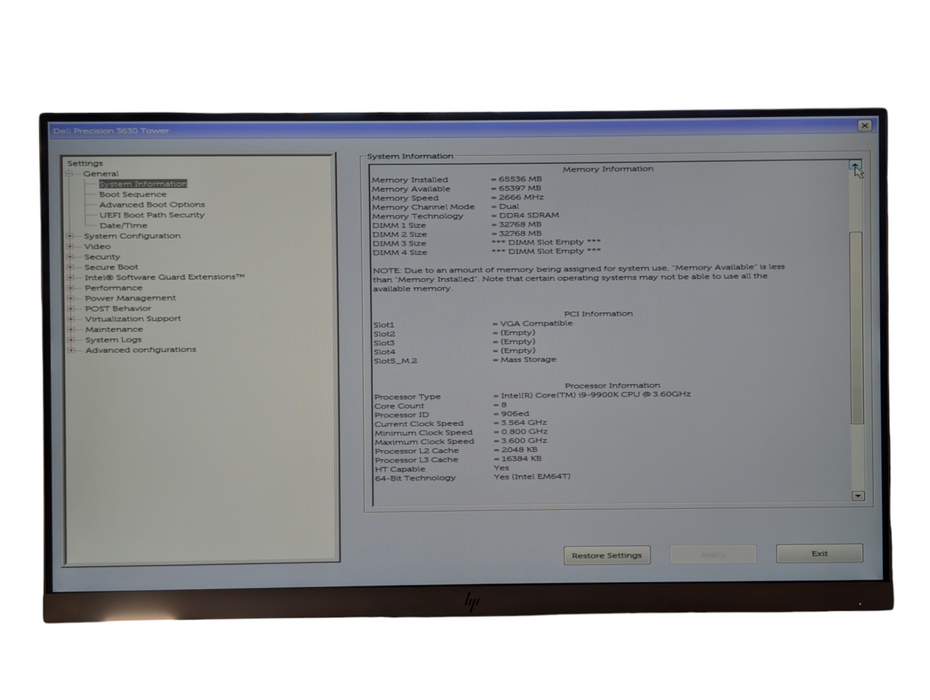 DELL OptiPlex 3630 Intel Core i9-9900K NVIDIA RTX 2060 | 64GB RAM 1TB NVMe  -