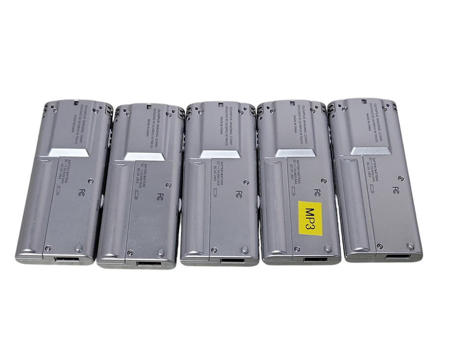 Lot of 5x Olympus Digital voice recorder WS-600S, READ _