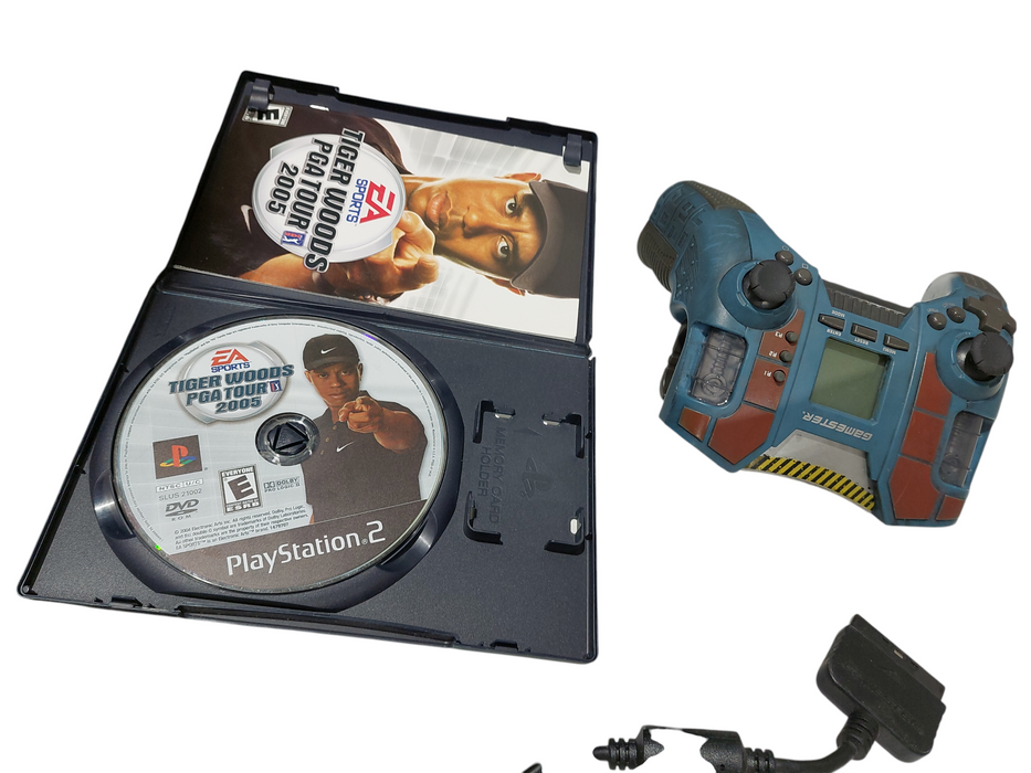 Radica Gamester 2003 PS2 Controller & Game ( Tiger Woods 2005 )  =