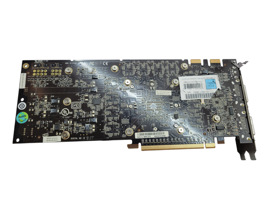 EVGA NVIDIA GeForce 8800GTX 768MB PCIE %