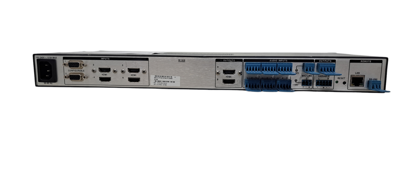 Extron IN1606 Six-Input Scaling Presentation Switcher CG00THE