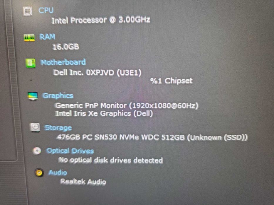 DELL Latitude 5320 i7-1185G7|512GB NVME|16GB DDR4|  Lap200