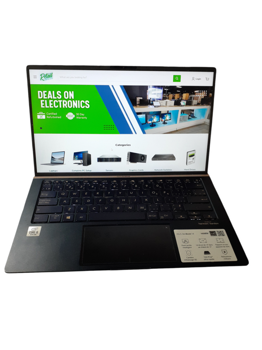 Asus ZenBook UX434FAC i5-10210U @ 1.60 8GB RAM 256GB NVMe | READ Q Lap200
