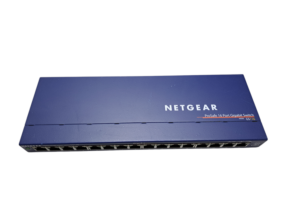 NETGEAR ProSafe GS116 v2 | 16-Port Gigabit Desktop Switch  Q