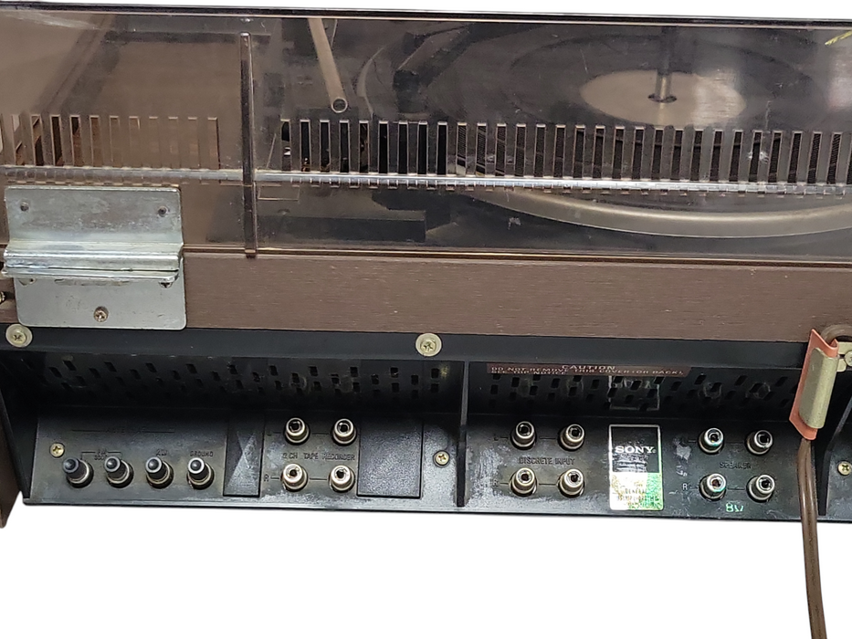 Sony 4CH Stereo music System SQP-400A, No Speaker, READ _