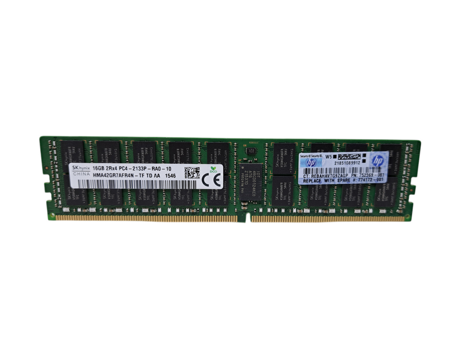 SK Hynix 16GB 2Rx4 PC4-2133P-RA0 DDR4 Server Memory HMA42GR7AFR4N-TF Q)