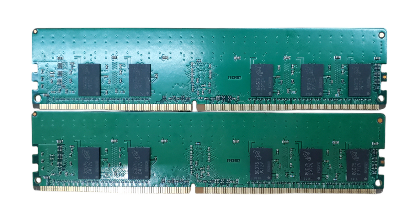 Lot 2x Micron 8GB 1Rx8 PC4-2666V-RD1-11 Server RAM | MTA9ASF1G72PZ-2G6D1RI