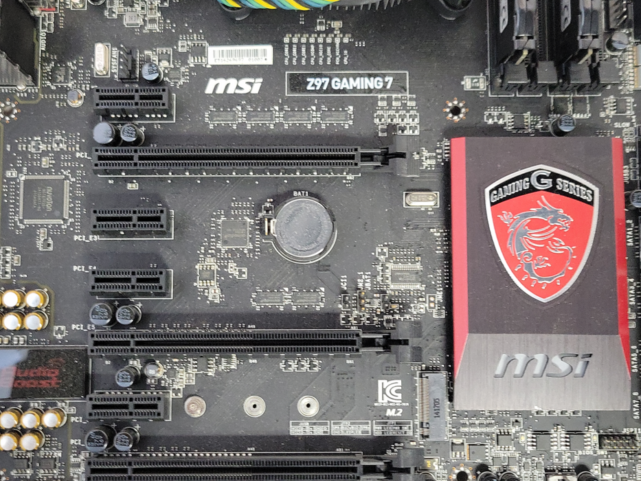 Msi Z97GAMING7￼￼ I7-4790K￼ MSI Z97 Gaming 7 Intel LGA1150 Z97 ATX board w/ Core I7-4790K CPU