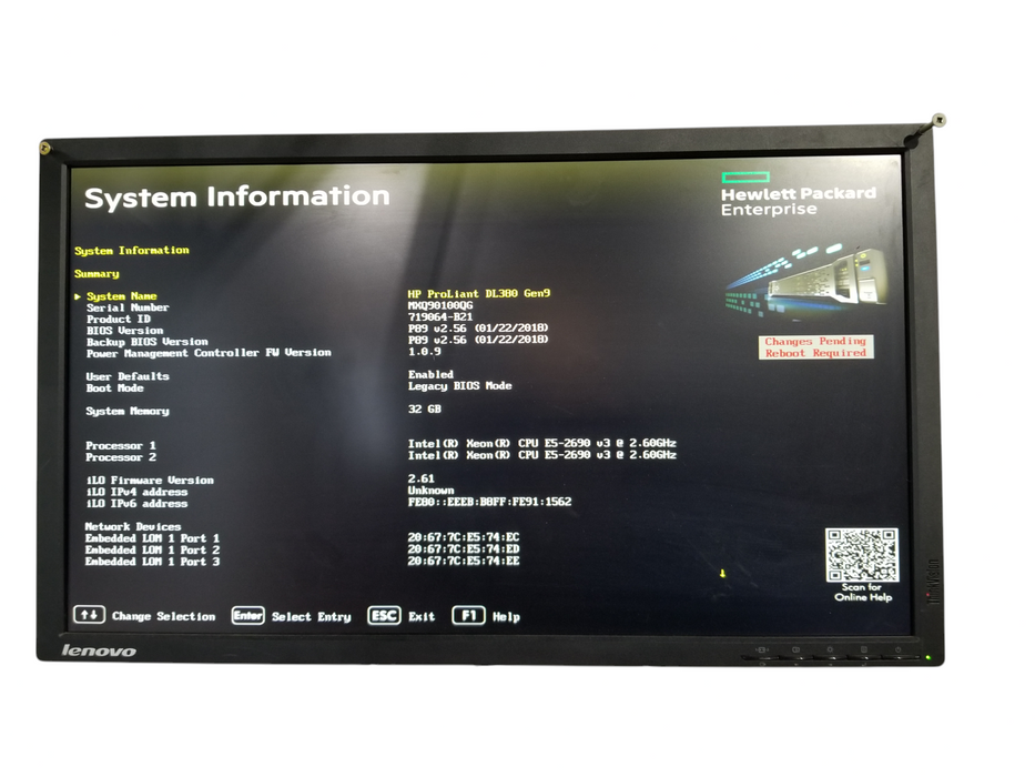 HP ProLiant DL380 Gen9 2x Xeon E5-2690 v3 32GB DDR4 P440ar 2x800W PSU