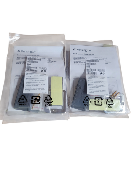 LOT 5x Kensington Desk Mount Anchor Accessory for Cable Locks K64613WW Q