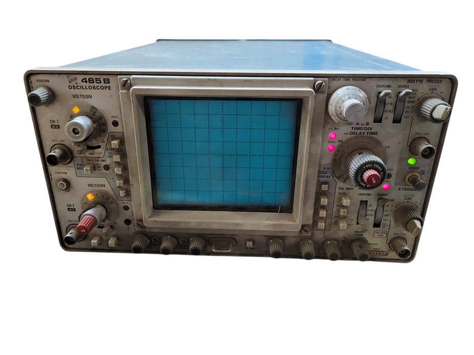 Tektronix 465B Analog Oscilloscope 2 Channel 100MHz !