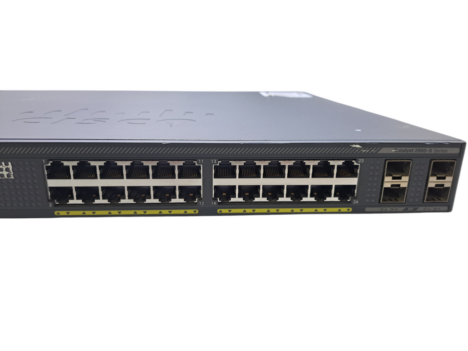 Cisco WS-C2960X-24PS-L V02 | 24-Port Gigabit PoE+ 370W Switch | 4x SFP