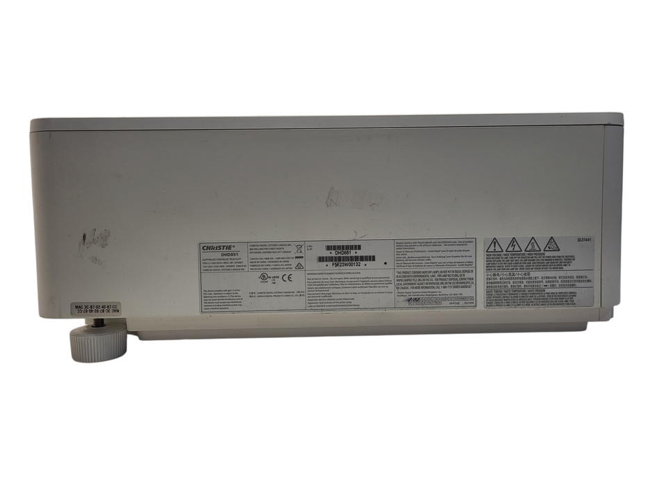 Christie DHD851-Q DHD851 1080P HD Projector, 7200 LUMENS No lens READ $