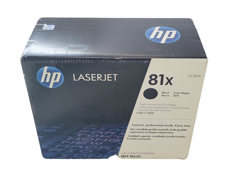 New HP 81x Toner Cartridge - Black CF281X for LaserJet MFP M630 printer _