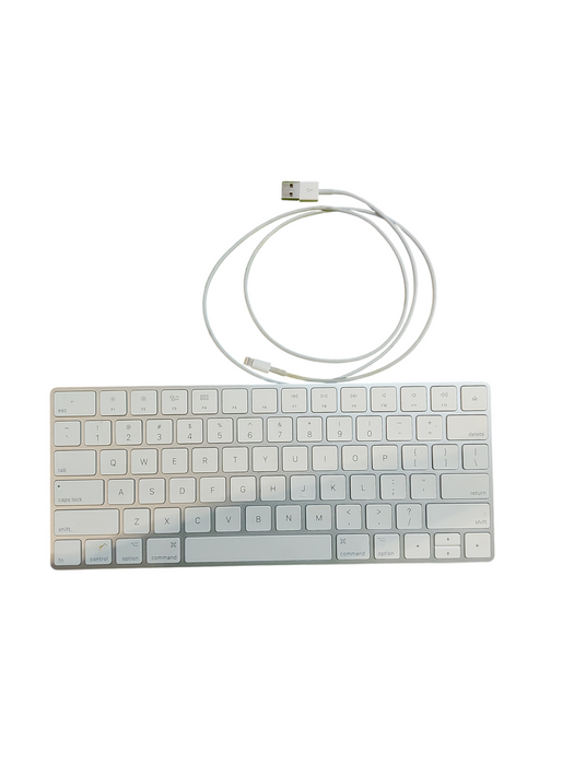 Lot 2x Genuine Apple Magic Keyboard Silver A1644 with Lightning Cable