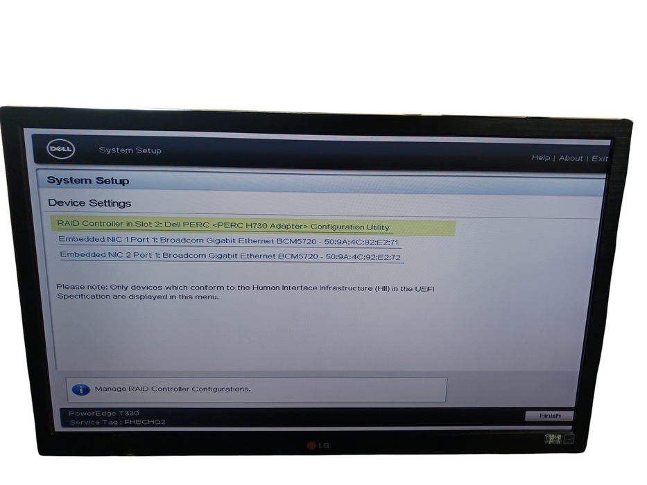 Dell PowerEdge T330 Xeon E3-1220 v5 @3.0GHz 24GB DDR4 RAM PERC H730 No HDD