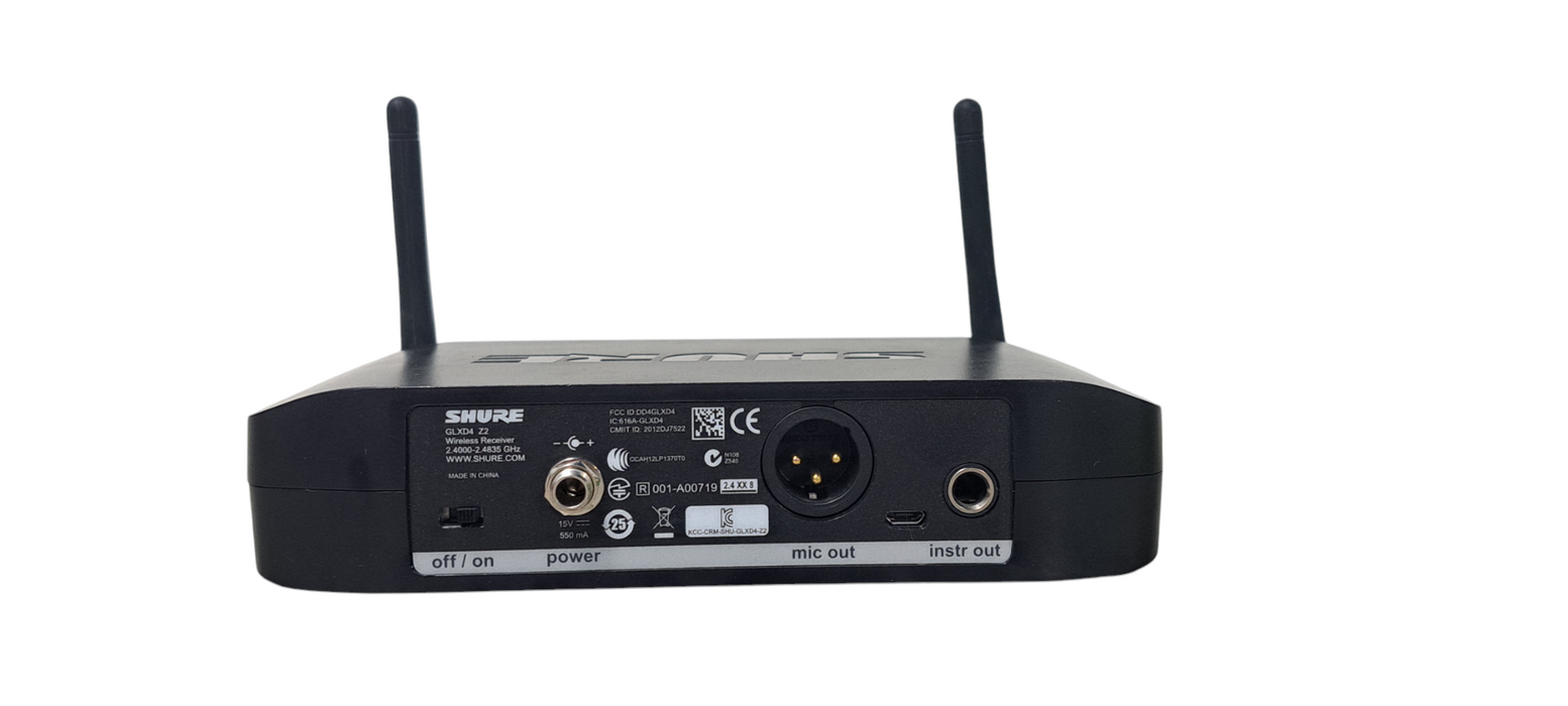 Shure GLXD4 Z2 Wireless Receiver 2.4000-2.4835 GHz | No Adapter